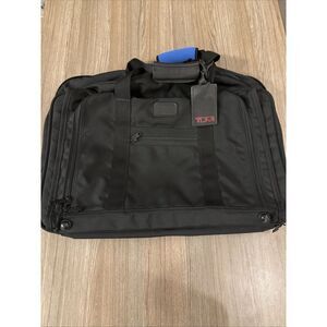 Tumi‎ Messenger Bag Log Laptop Briefcase Style Nylon Crossbody Strap Made in USA